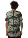 psychedelic black and grey t-shirt